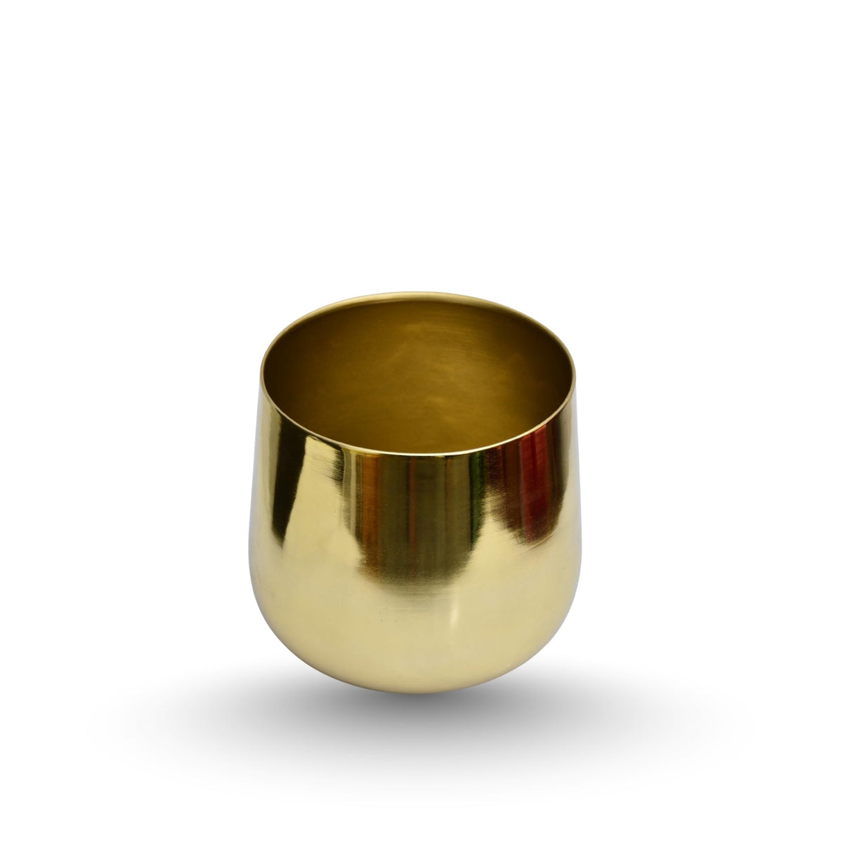Luxury Tall Golden Metal Planter