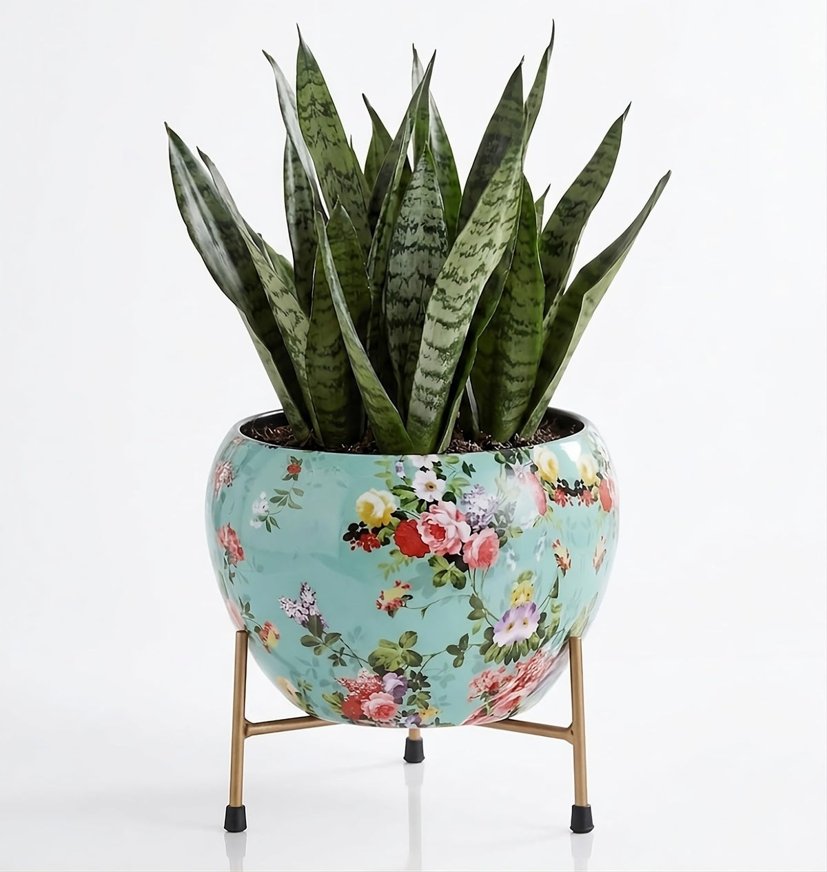 Floral design Pot with Stand