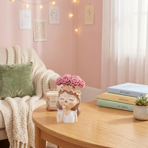 Cute Girl Planter Pot