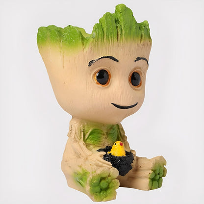 Groot Resin Planter & Pen Stand