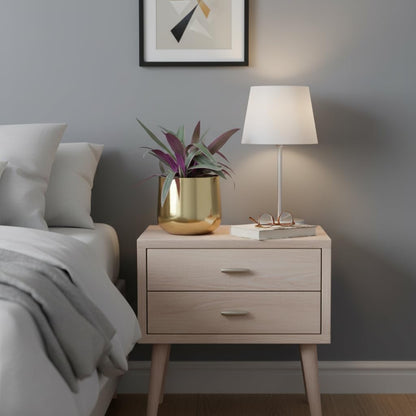 Luxury Tall Golden Metal Planter