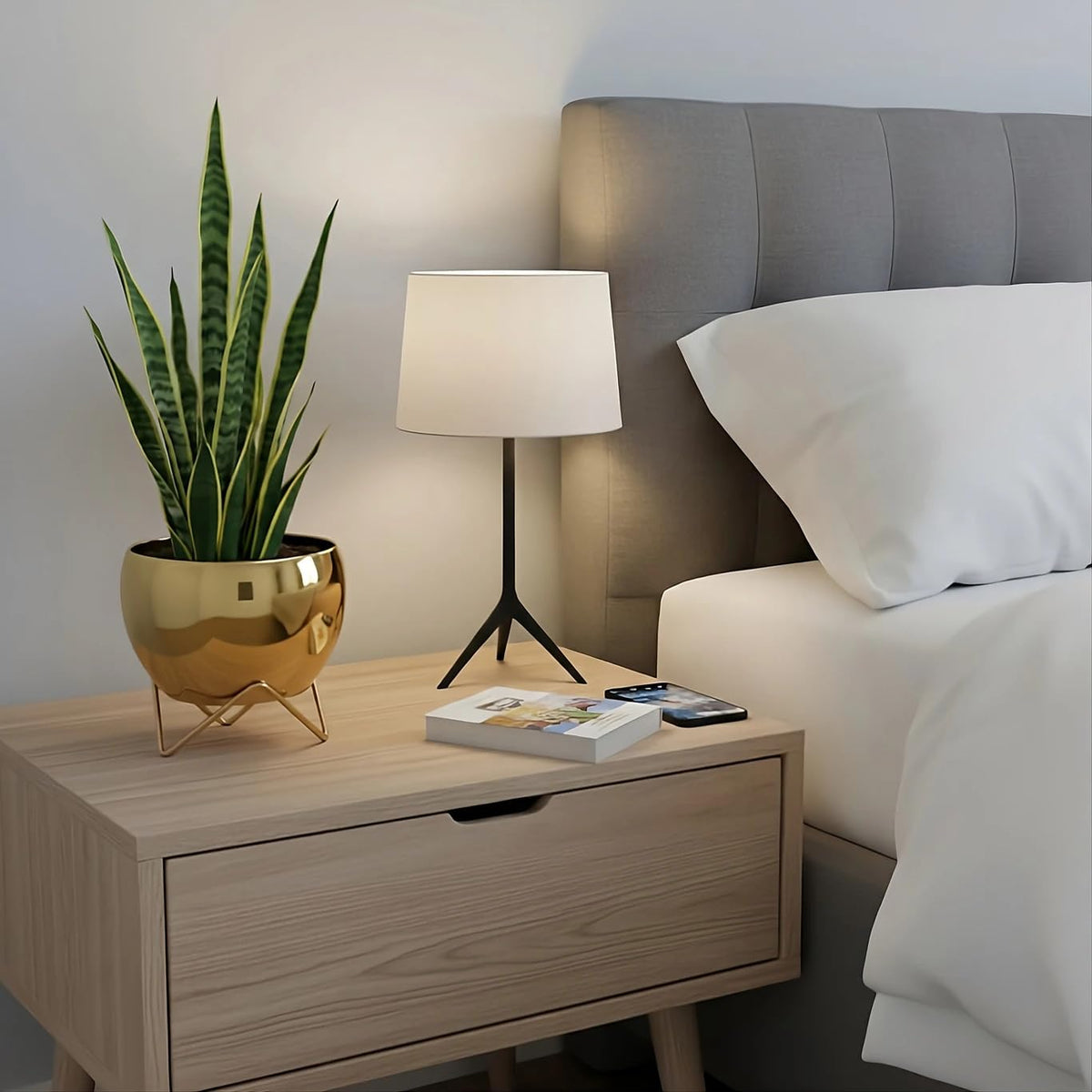 Luxury Golden Metal Planter with Stand